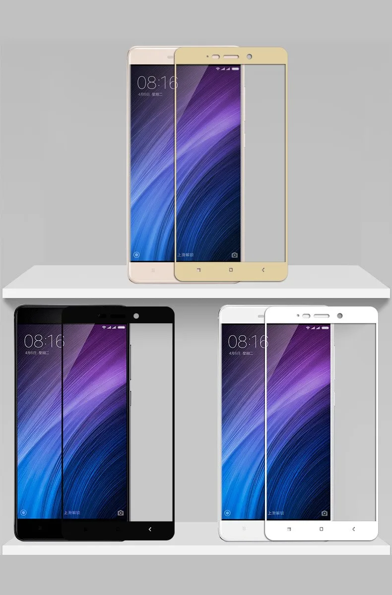 Mocolo закаленное стекло для Xiaomi redmi 4 X полное покрытие Защитная пленка для экрана Защитная пленка redmi 4 pro 4pro prime redmi 4 A