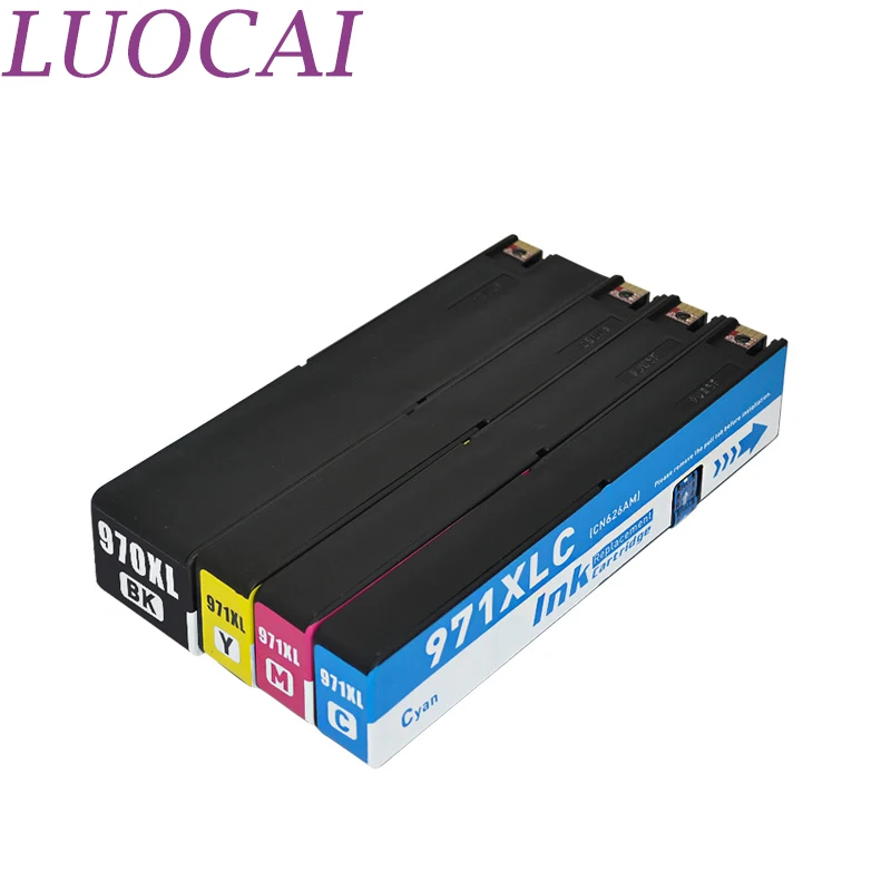 LuoCai 4 шт. чернильные картриджи совместимые с hp 970 971 X451dn X451dw X551dw X476dn X476dw X576dw
