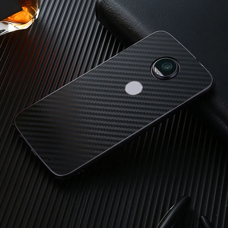 For Motorola Z2 Play Anti-knock Case Plating Metal Frame with Carbon Fiber Hard Back Cover for Moto XT1710 |
