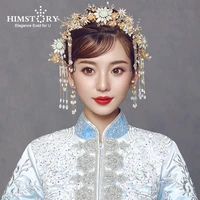 7pcsset retro chinese style handmade beaded wedding bridal hair accessories women costume hairwear hairpins haircombs accessory