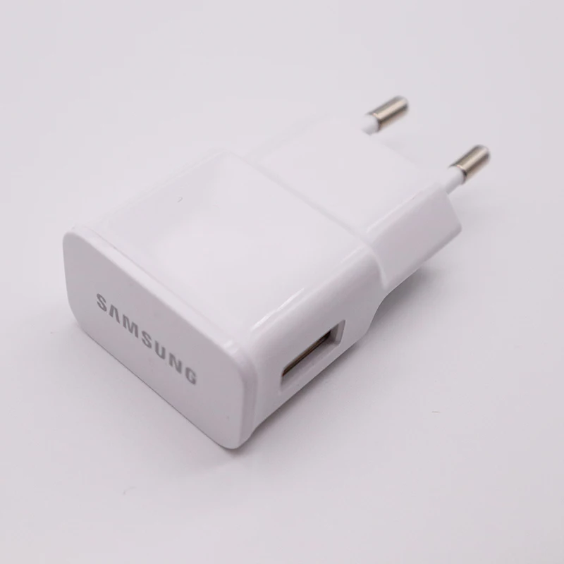 Оригинальное зарядное устройство Samsung с европейской вилкой адаптер 5 В 2 А