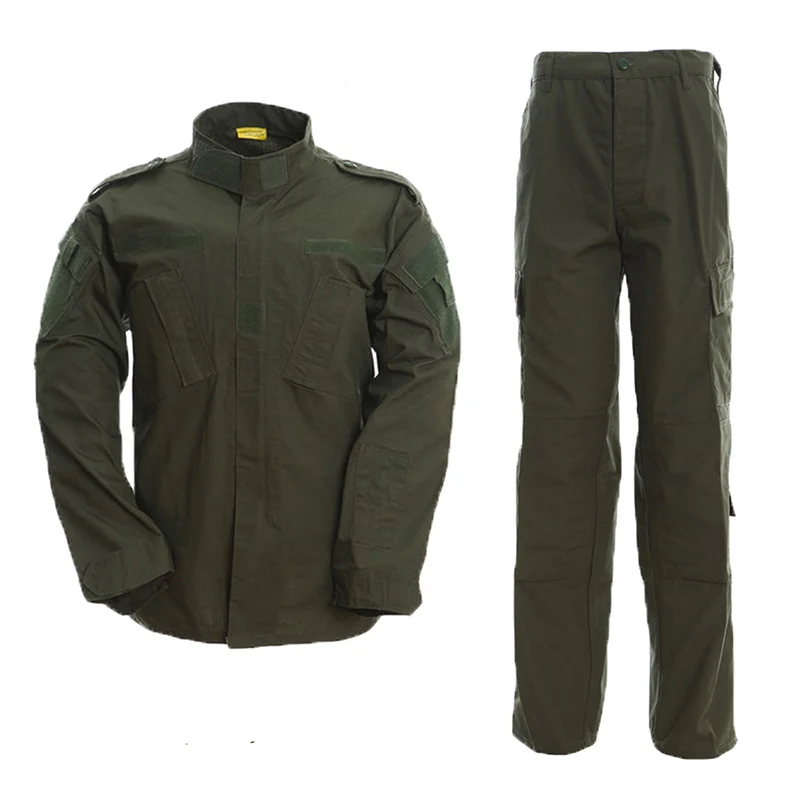 Olive Drab Армия США BDU немецкий Камуфляжный костюм Тактический Военный Боевой страйкбол Униформа-куртка+ брюки Мужской медицинский комплект одежды - Цвет: Olive Drab