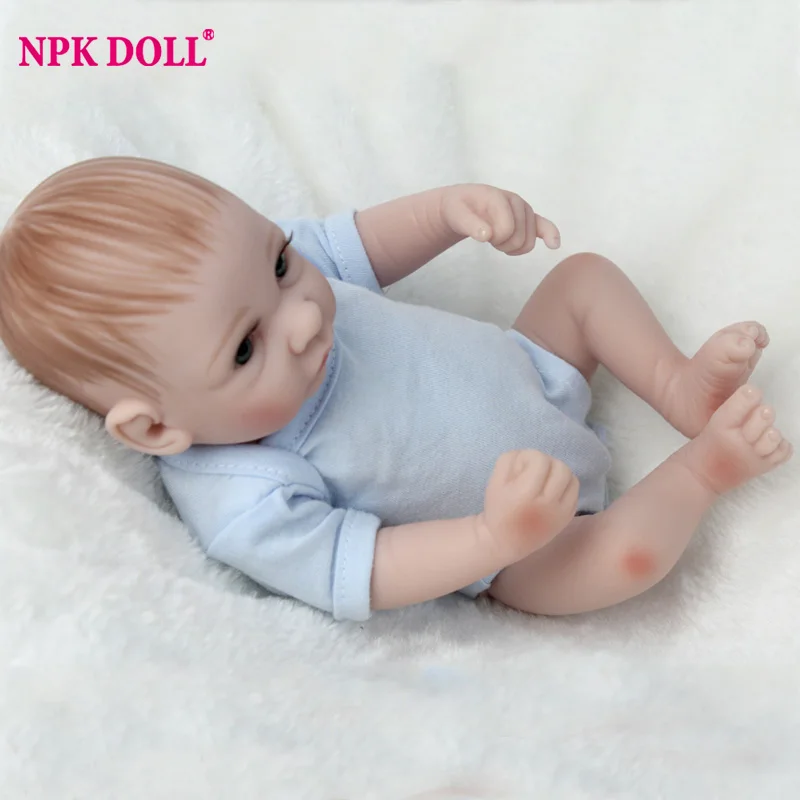 Кукла NPKDOLL 10 Реалистичная силиконовая кукла Reborn мягкая живой модная