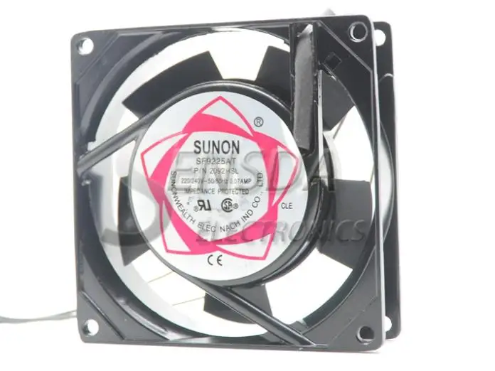 Для Sunon 92*92*25 мм 9 см 90 SF9225AT 2092HSL AC 220 В инвертор сервера охлаждающий вентилятор|cooling