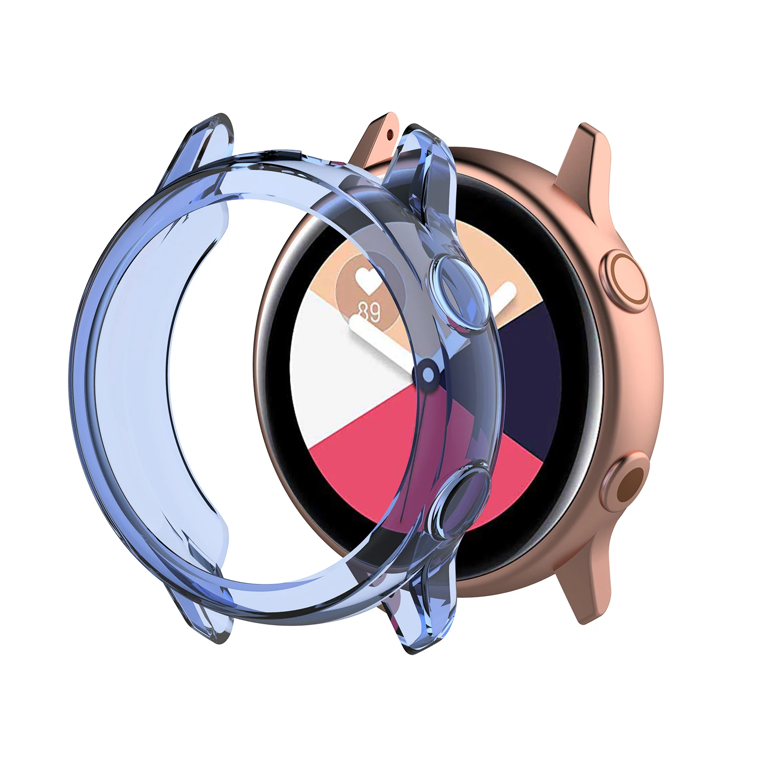 Мягкий умный чехол FIFATA для Samsung Galaxy Watch прозрачный защитный из ТПУ часов