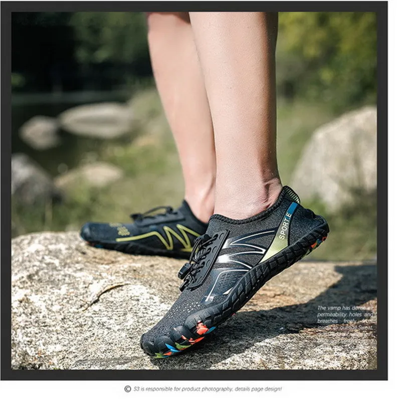 Кроссовки для плавания унисекс пляжные сандалии лета быстросохнущие большой