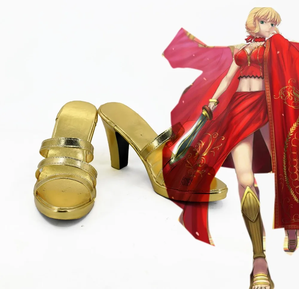 Cosplay Costume Fate/EXTRA Nero Claudius Caesar Augustus Germanicus cosplay boots cos shoes | Костюмы и аксессуары