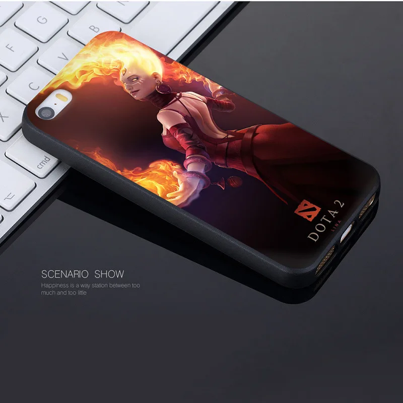 Dota 2 Логотип Черный Мягкий ТПУ силиконовый чехол для iPhone X 8 7 6 6S Plus 5 5S SE XS XR XSMAX|case for