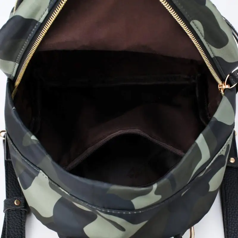 

Oxford Small Backpack For Women School Backpacks Plaid Mini Casual Daypack Feminine Mochila Camouflage Mummy travel bag