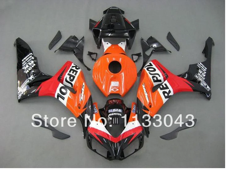 

100%Fit injection fairing kit for HONDA CBR 1000RR 06 07 CBR1000 RR 2006 2007 CBR 1000 RR 06 07 fairing parts +GIFTS #S5431A