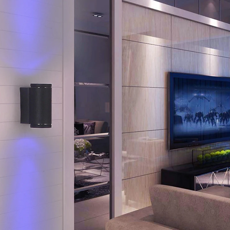 Современный настенный светильник вверх вниз светодиодный бра домашний Декор