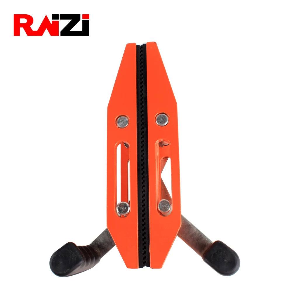 Raizi 1 Pc Double Handed Carry Clamps Tile Glass Granite Slab Carrying Clamp Tool 0-54 mm Grip Range Lifter With Black Rubber