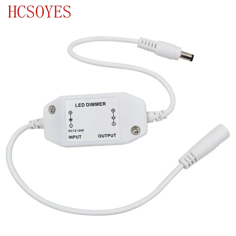 Новый регулятор яркости 12 В 5 А для одноцветной светодиодной ленты 3528 5050 | Лампы и