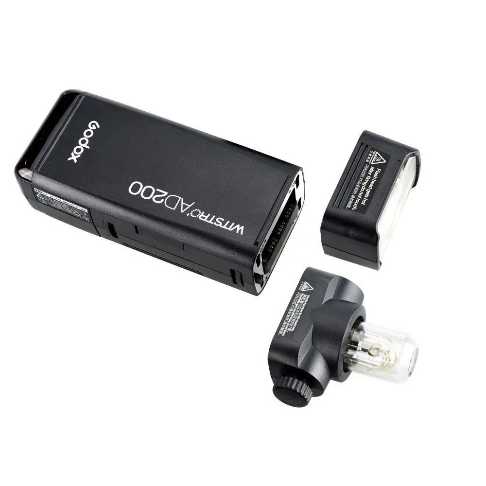 GODOX AD200 карманная Вспышка TTL 2 4G HSS 1/8000s двойная световая головка 200Ws Беспроводная X
