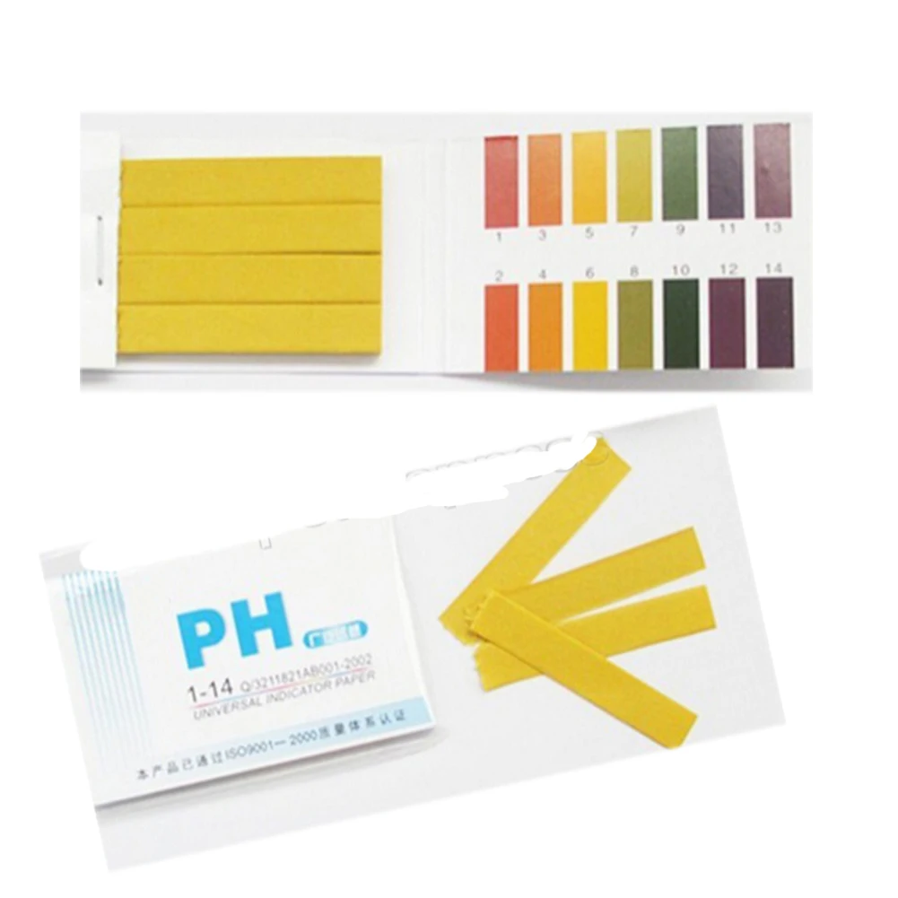 Тест полоски для определения PH лакмусовая бумага аквариума пруда воды диапазон