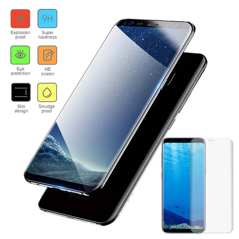 

3D Curved Ultra Thin Tempered Glass Screen Protect For Samsung Galaxy S9 plus