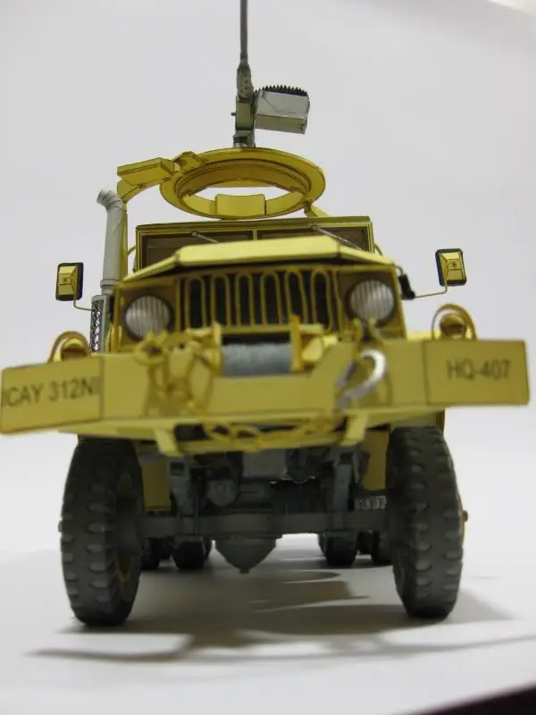 Второй мировой войны GMC M35 A2 2,5 тонн грузовой автомобиль 3D Бумага модель ди