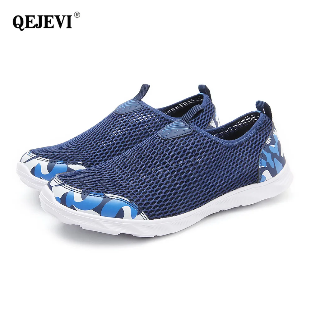QEJEVI Men Sneakers Hiking Rivers Beach Swimming Shoes Barefoot Water Shoe Upstream Sports Sea Men's Low Sneaker | Спорт и