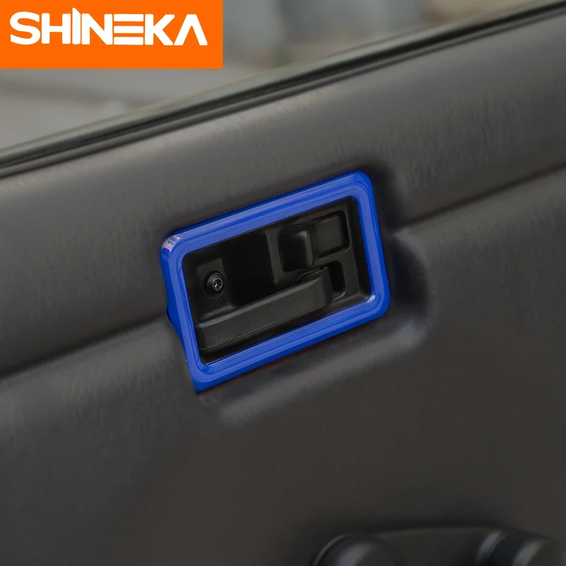 SHINEKA 2 шт. ABS Автомобильная внутренняя дверная ручка крышка чаши Отделка