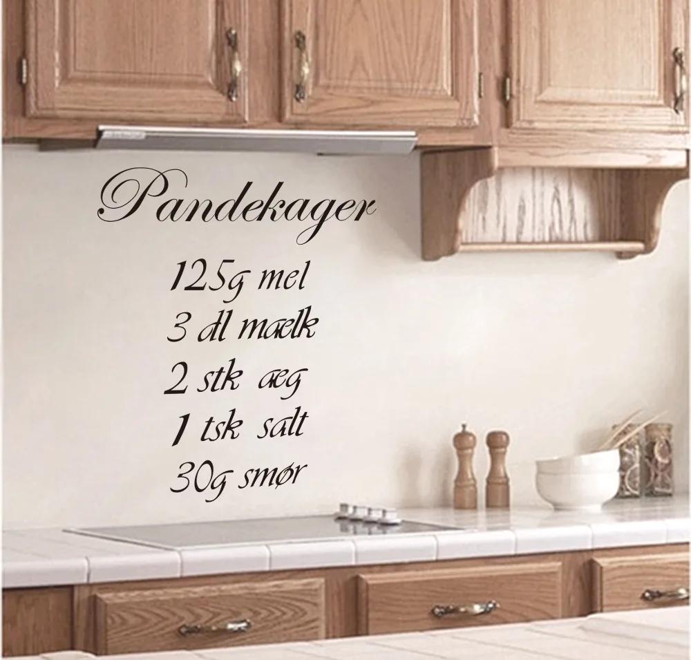 Датские персонажи Pandekager стикер на стену кухня Backsplash Декор Наклейка ПВХ