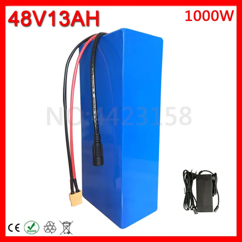 48v 13ah Электрический велосипед батарея 48V 13AH литий ионный аккумулятор с 54 6 V 2A