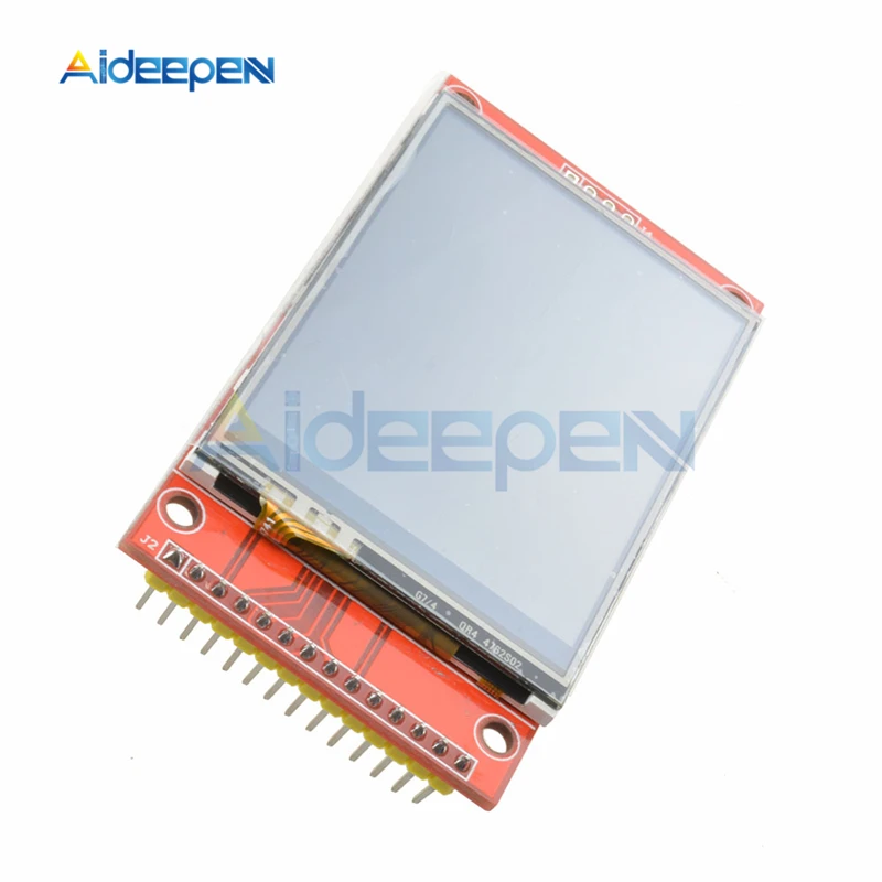 2,4 дюймов 2," 240x320 SPI TFT ЖК-дисплей Дисплей серийный Порты и разъёмы модуль 5 V/3,3 V PCB адаптер микро SD карты ILI9341 ЖК-дисплей Белый светодиодный модуль для Arduino
