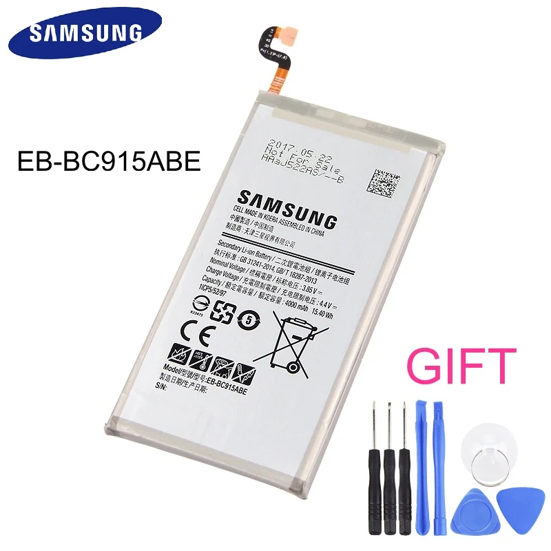 Samsung оригинальный запасной аккумулятор EB BC915ABE для GALAXY C10 C9150 батареи мобильного