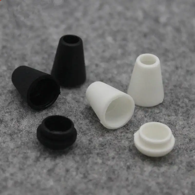 DoreenBeads пластиковый нейлоновый шнур для изготовления ювелирных изделий шляпка куртка аксессуары для свитера DIY ремесло поставка черный белый 14*7 мм 20 шт