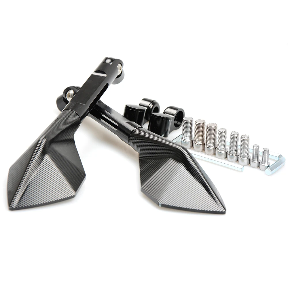 Motorcycle Mirrors motorbike Rearview side Mirror Aluminum For Yamaha R3 R25 YZF R1 R6 T-MAX500 TMAX530 mt09 XSR900 XJR 1200 | Автомобили