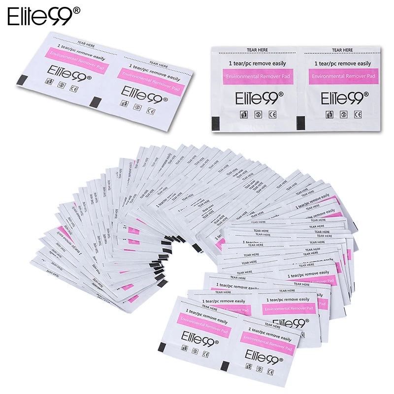 Elite99 100 шт./лот средство для удаления лака ногтей накладки акриловый УФ гель