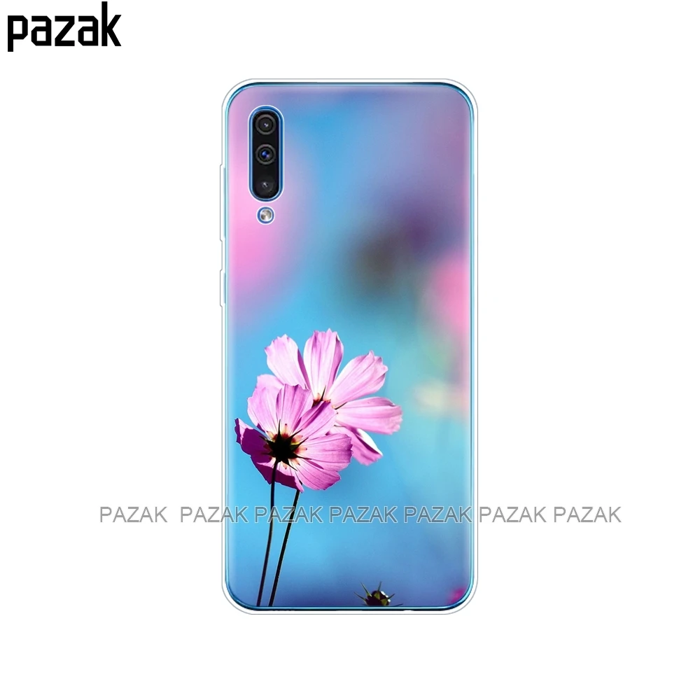 61590 Силиконовый чехол для samsung Galaxy A50, мягкая прозрачная задняя крышка для телефона, для samsung A50, A505, A505F, SM-A505F чехол, 6,4, чехол, бампер - Цвет: 61590