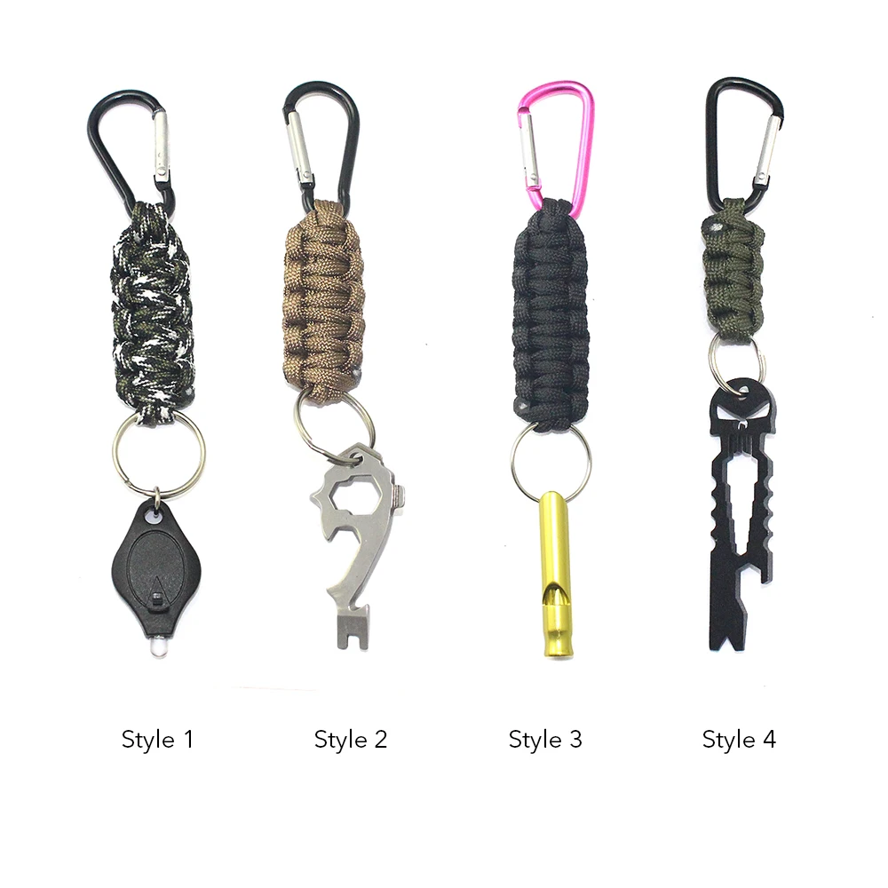 Универсальныe для использования в походных условиях Paracord шнурки Брелоки ключей