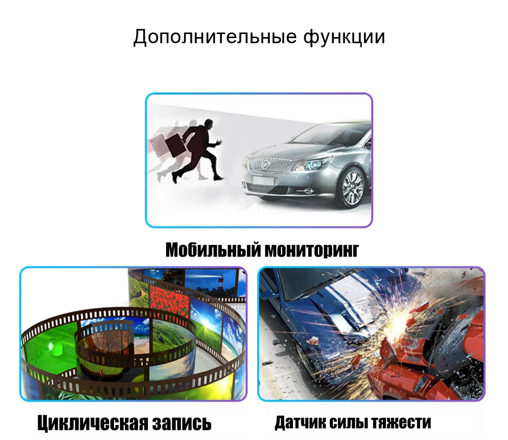 ADDKEY 3 в 1 Автомобильный видеорегистратор камера радар детектор для России зеркало заднего вида FHD 1080P WiFi gps видеорегистратор регистратор видео регистратор dvr