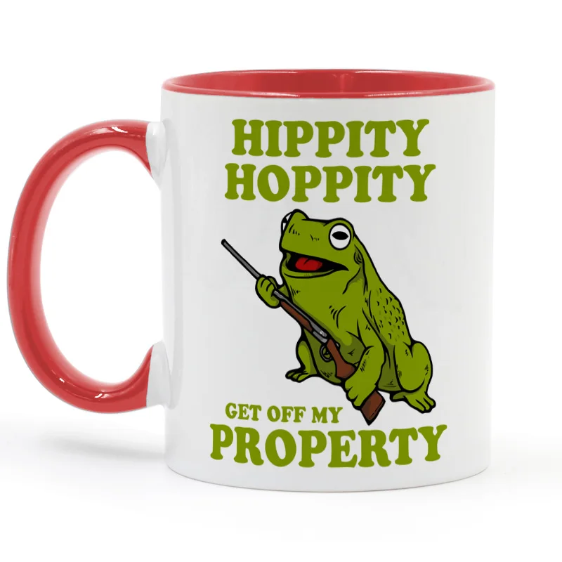 Кофейная кружка Hippity hopустанавливаемая на мою собственность керамическая чашка