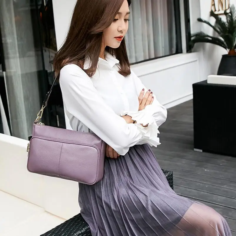 Женская маленькая сумка FoxTail & Lily из натуральной кожи Роскошный дизайнерский