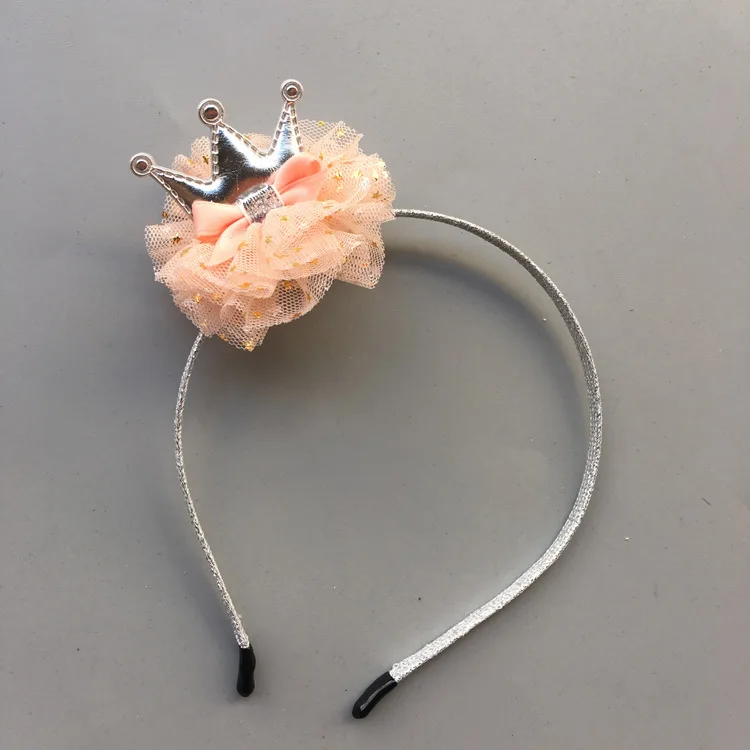 hair clips 1 Набор, подарок, Милая принцесса, корона, заколка для волос, для девочек, для детей, для волос, на голову, зажимы с кольцами, банты, аксессуары для детей, заколка, головной убор - Цвет: hair clips