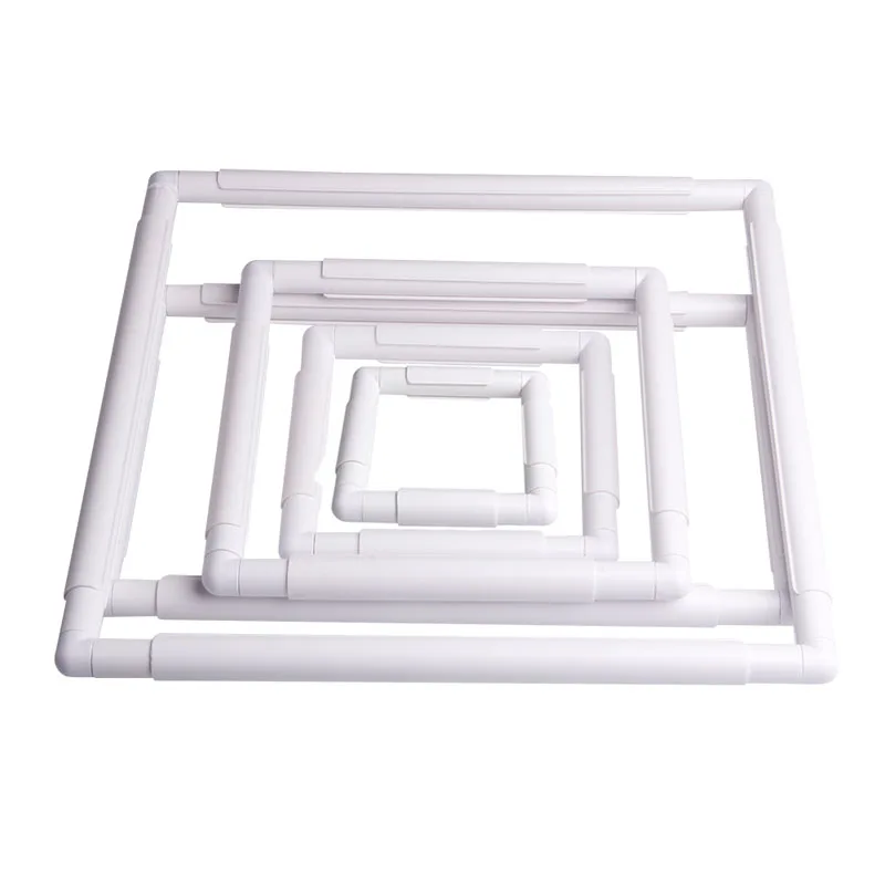 Ручная вышивка квадратной формы пластиковая рамка обруч для вышивки крестиком