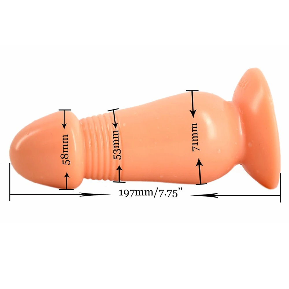 Большая Анальная пробка FAAK черная стандартная огромная секс-игрушки Эротические