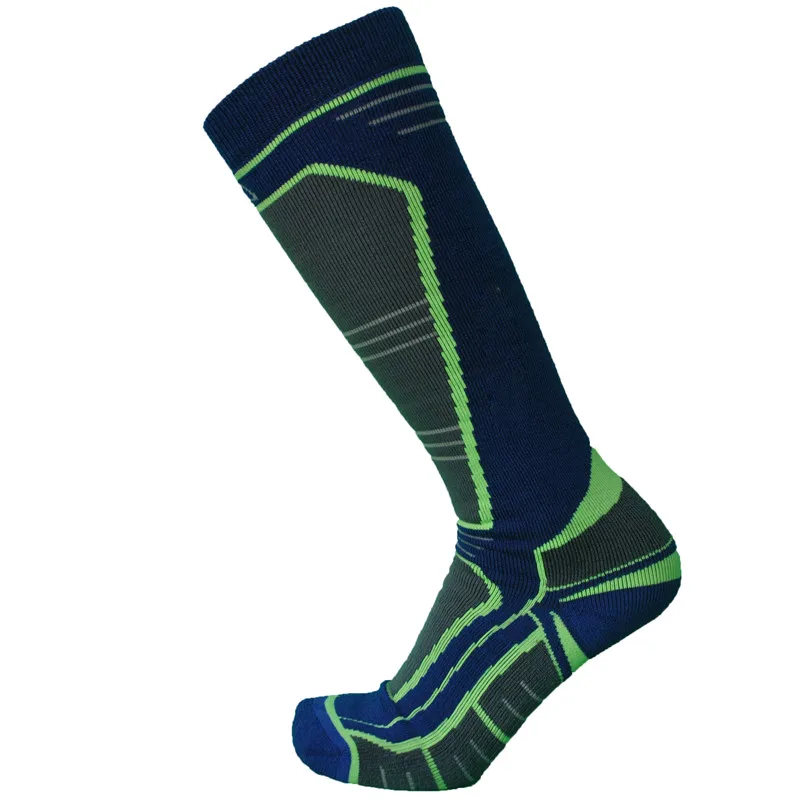 Скандинавские зимние махровые плотные носки из мериносовой шерсти для уличного