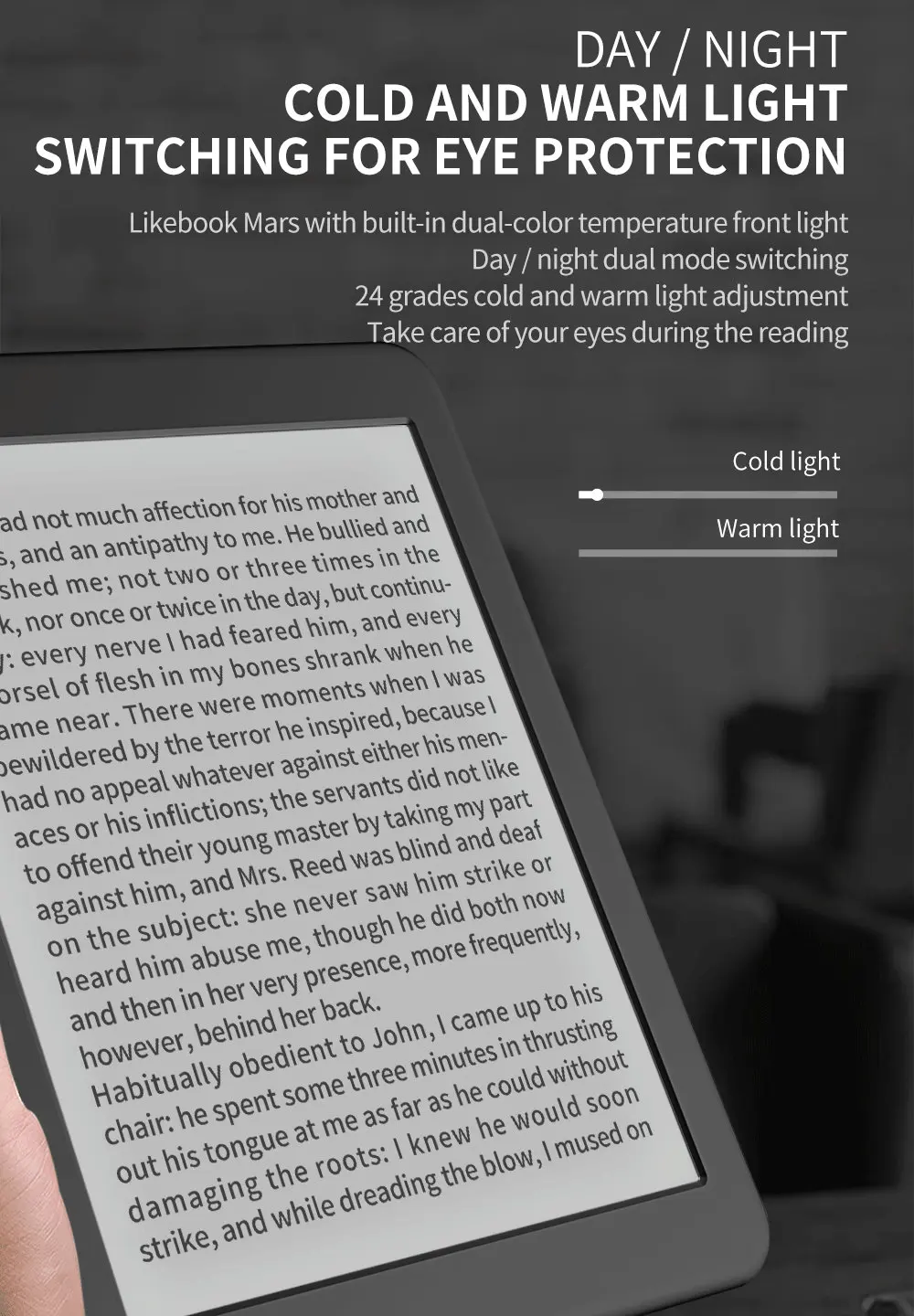 Новые Мальчики likebook Mars 7," для чтения электронных книг читалка с двойным цветом передний Передний фонарь 2G/флеш-накопитель 16Гб 8Гб, четырёхядерный андроид 6,0 wif/BT аудио разъем