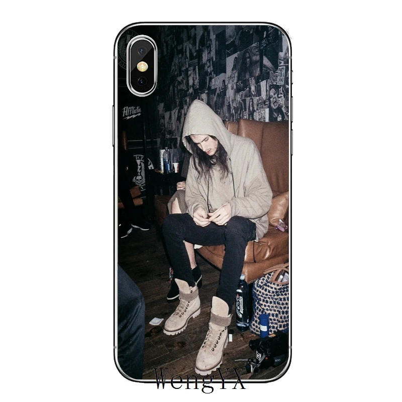 Для Apple iPhone X XR XS Max 8 7 plus 6s 6 plus SE 5S 5c 5 4S 4 модный роскошный мягкий чехол для телефона - Цвет: Rapper-Sesh-A-01
