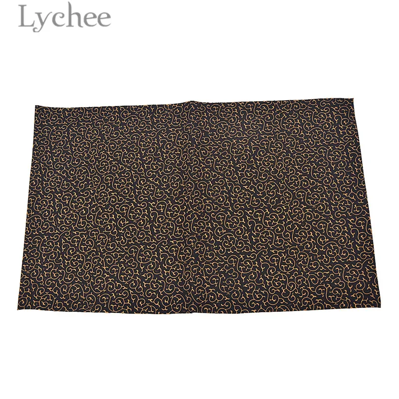 Lychee жизнь 21x29 см A4 тиснением ПВХ кожа ткань высокое качество шаблон Синтетическая Кожа DIY Материал для Сумки из натуральной кожи одежды