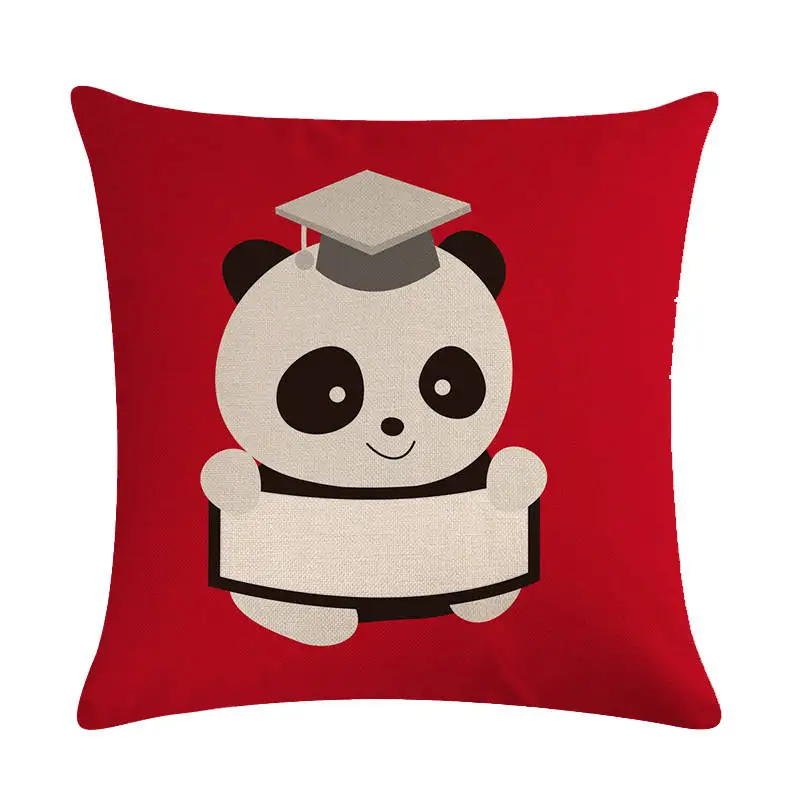 Наволочка с пандой декоративная наволочка чехол для дивана 45*45 см украшение