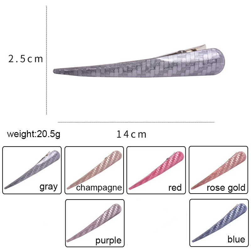 Новинка блестящие акриловые роговые зажимы для волос заколка аксессуары укладки