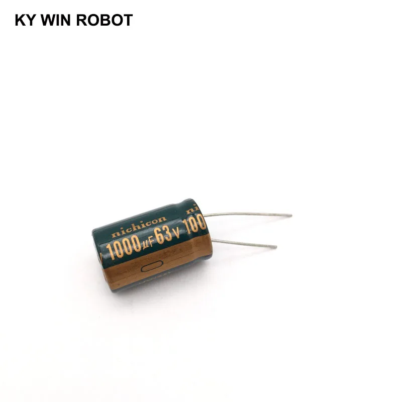 5 шт./лот 63V 1000 мкФ 16x25 мм высокочастотный низкоимпедансный Алюминиевый Электролитический Конденсатор 1000 мкФ 63v