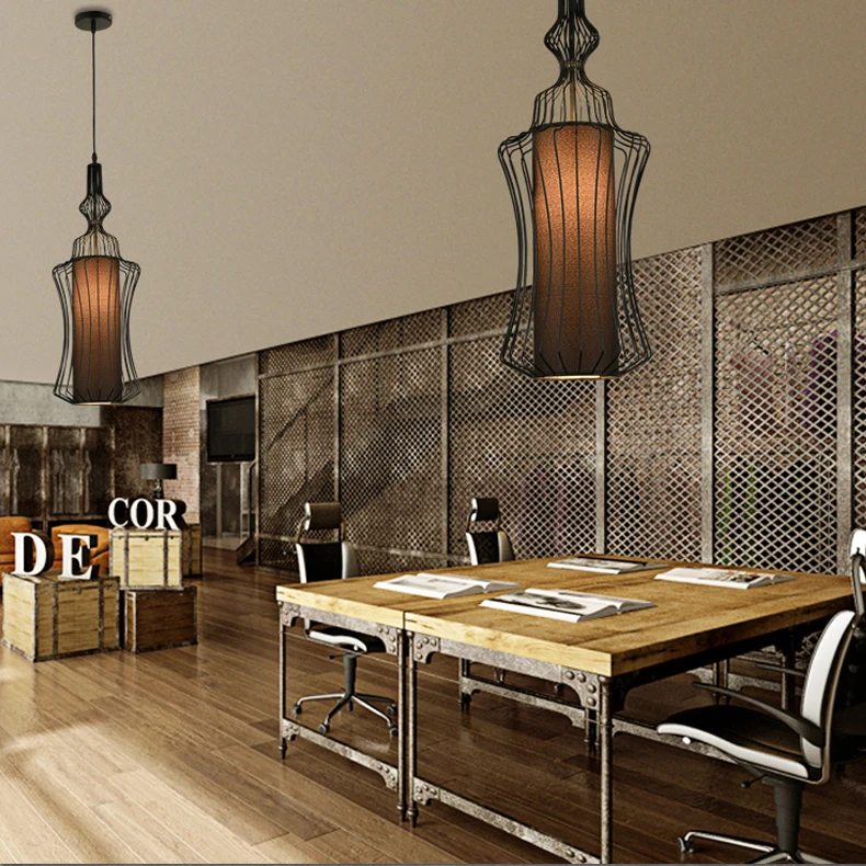 Американский подвесной светильник Современная винтажная Светодиодная лампа для