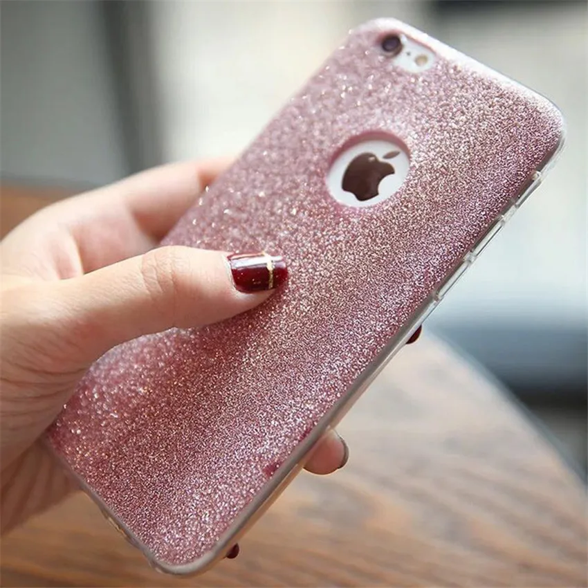Чехол для iphone 6 S роскошный блестящий Блестящий Женский мягкий чехол телефона Iphone