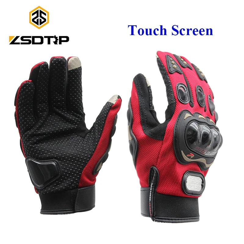 Мужские и женские Мотоциклетные Перчатки ZSDTRP теплые ветрозащитные защитные