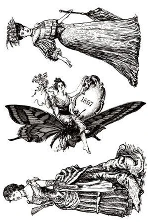 Женский прозрачный штамп для скрапбукинга Прозрачная силиконовая резина сделай