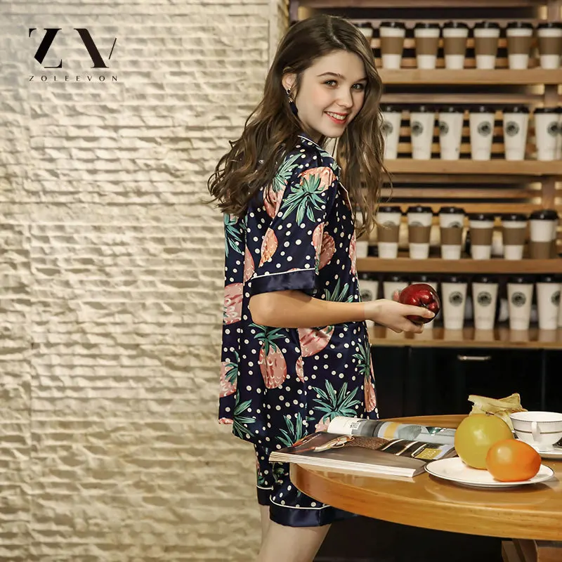 Pijama feminino пижамы женские пижамные комплекты сна lounge атласные Домашняя одежда
